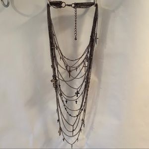 Multi-Cross Chain Necklace